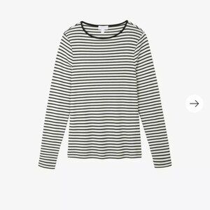 White Company Striped Top